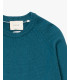 Maglia girocollo raglan boucle