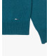 Maglia girocollo raglan boucle