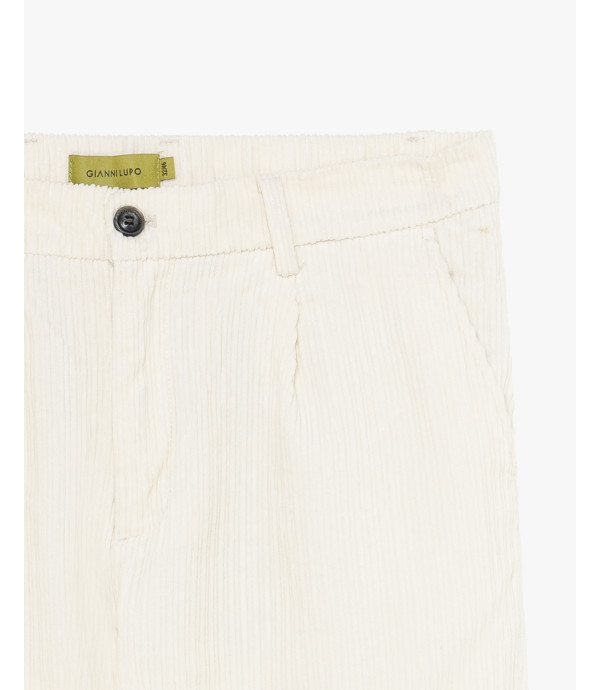 Wide wale corduroy trousers