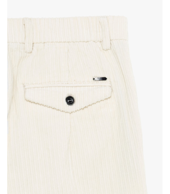 Wide wale corduroy trousers