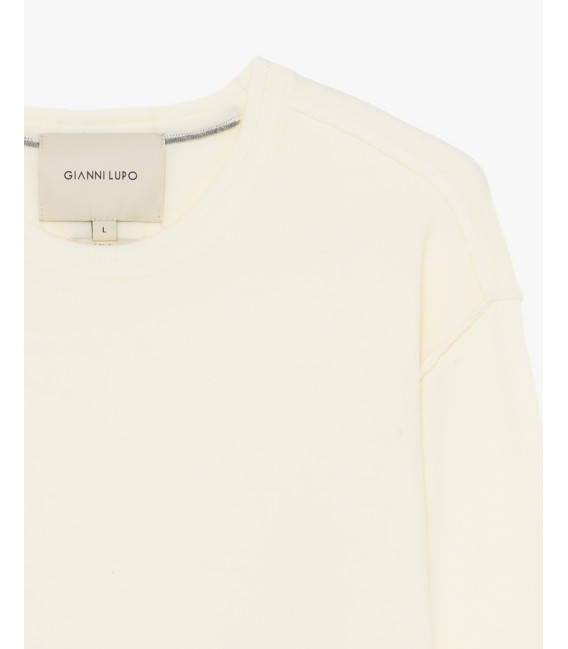 Maglione girocollo in misto lana