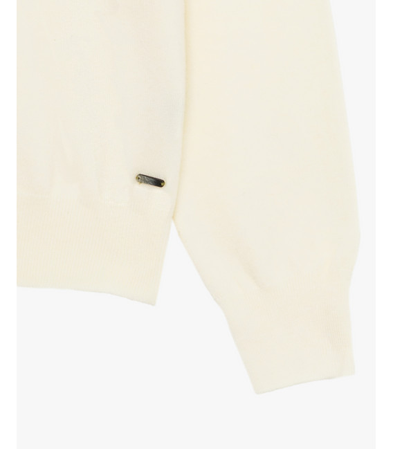 Maglione girocollo in misto lana