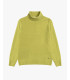 Chenille turtleneck sweater