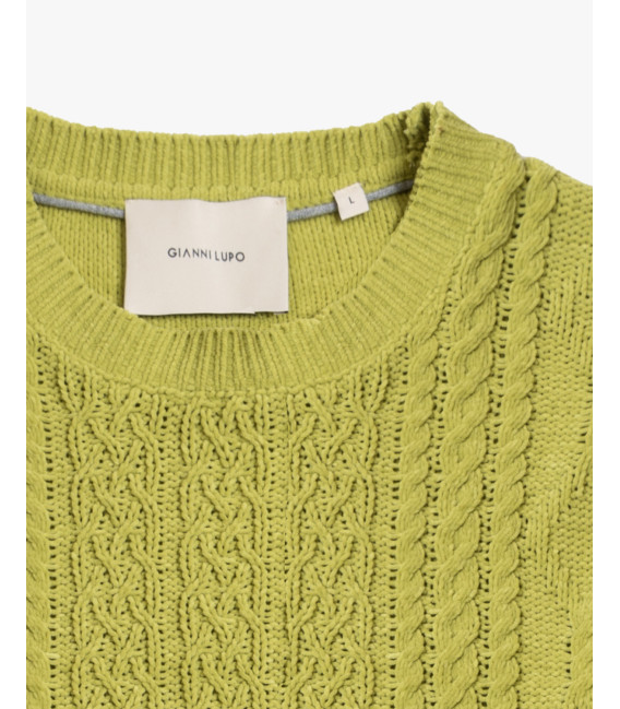 Maglione girocollo in ciniglia