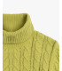 Chenille turtleneck sweater