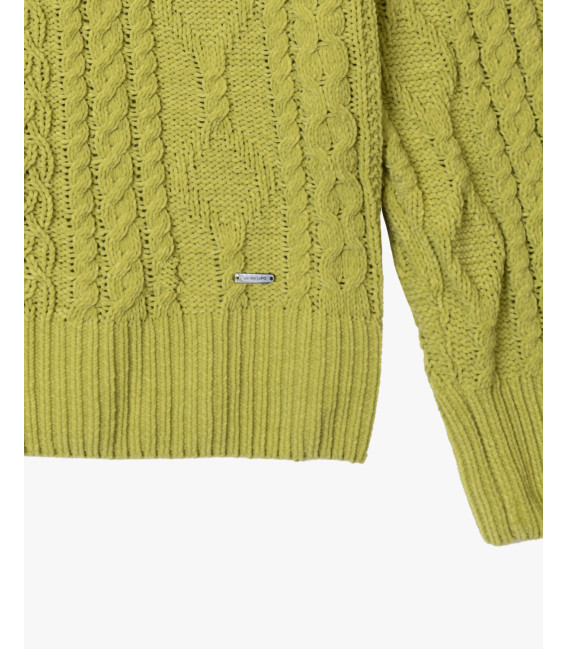 Maglione girocollo in ciniglia