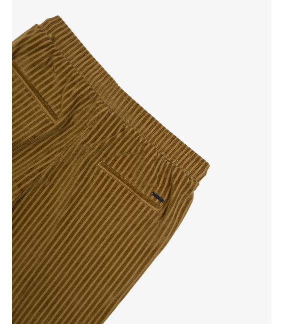 Corduroy drawstring trousers