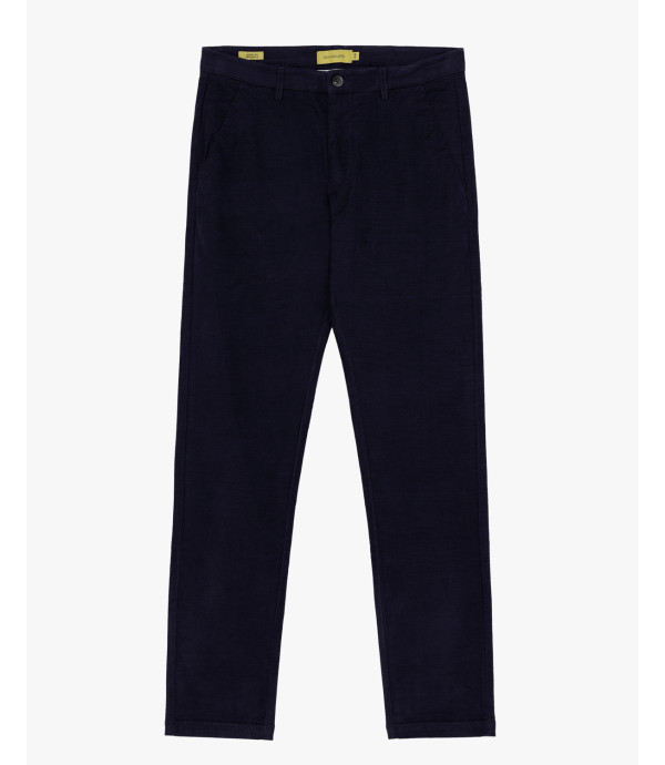 Slim fit chinos in woven textured fabric