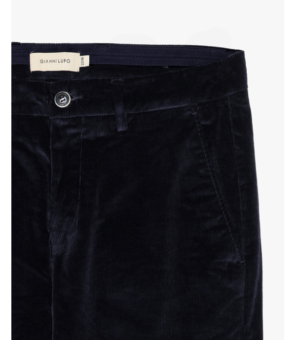 Cord slim fit trousers