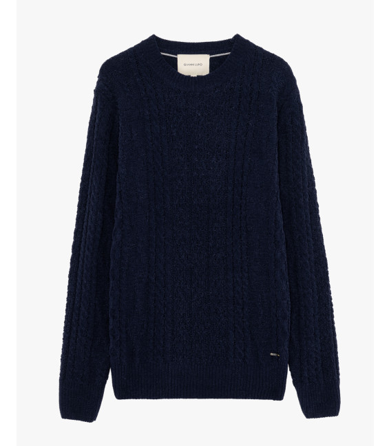 Maglione girocollo in ciniglia