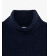 Chenille turtleneck sweater