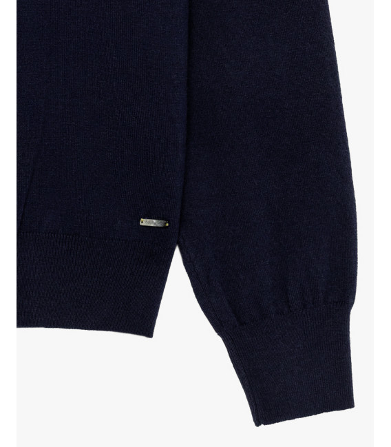 Maglione girocollo in misto lana