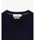 Maglione girocollo in misto lana
