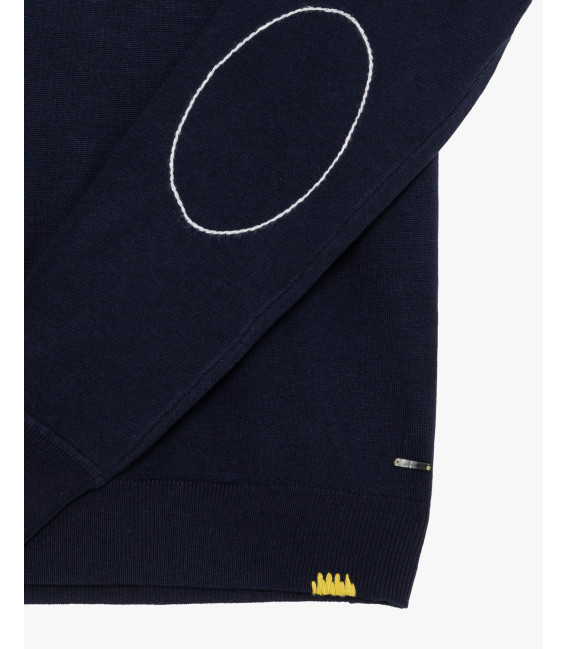 Maglione girocollo in misto lana