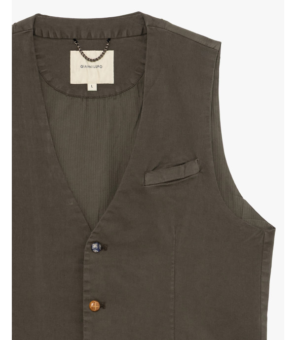 Waistcoat with fancy buttons