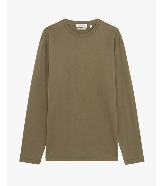 T-shirt maniche lunghe in cotone