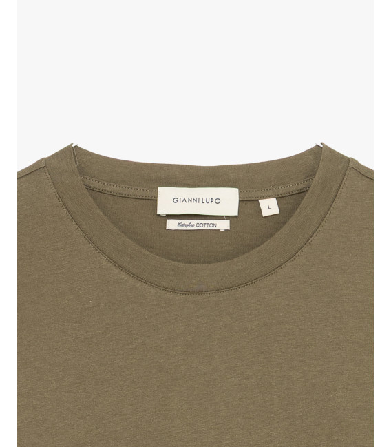 T-shirt maniche lunghe in cotone