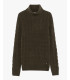 Chenille turtleneck sweater