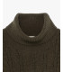 Chenille turtleneck sweater