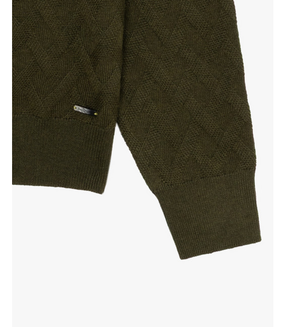 Maglione girocollo in misto lana