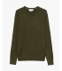 Maglia girocollo a trecce