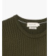 Maglia girocollo a trecce
