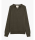Maglia girocollo raglan boucle
