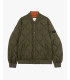 Quilted bomber jacket