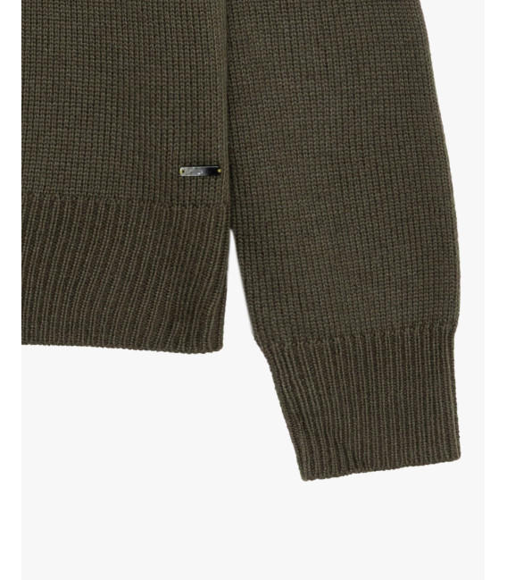 Maglia girocollo raglan boucle
