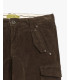 Slim fit corduroy cargo trousers