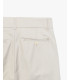 Pleated trousers with turn-up hem