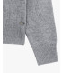 Maglia girocollo raglan a costa