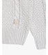 Maglione girocollo a trecce