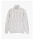 Cable knit turtleneck sweater