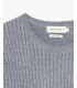Maglia girocollo a trecce