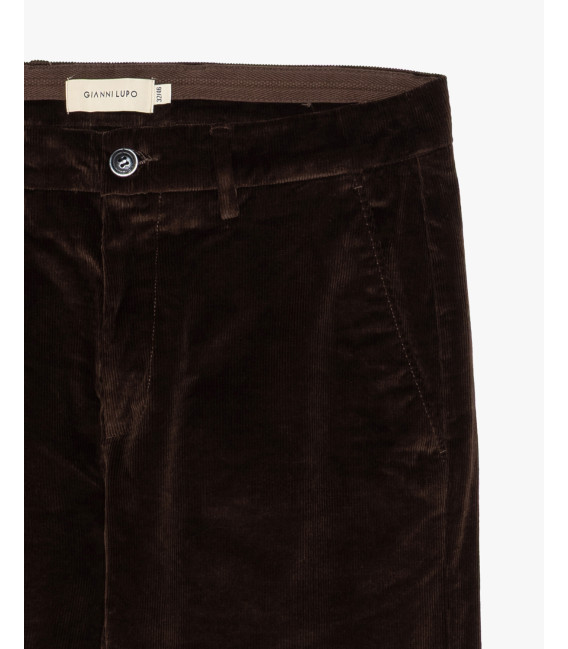 Cord slim fit trousers