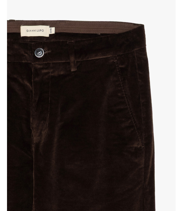 Cord slim fit trousers