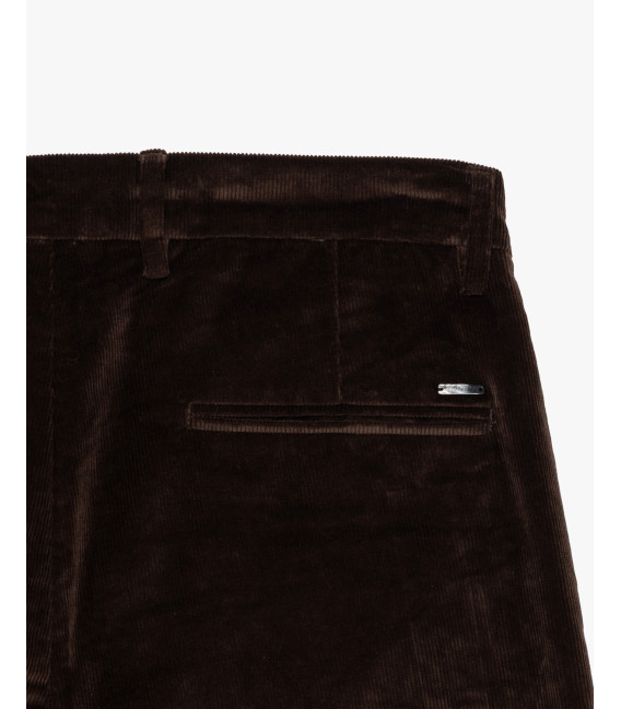 Cord slim fit trousers