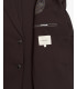 Single-breasted blazer in solid stretch fabric