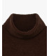 Chenille turtleneck sweater