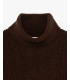 Chenille turtleneck sweater