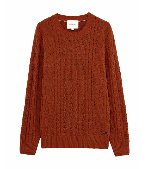 Maglione girocollo in ciniglia