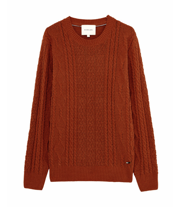 Maglione girocollo in ciniglia