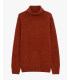 Chenille turtleneck sweater