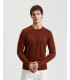 Maglione girocollo in misto lana