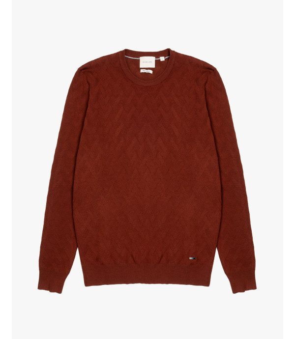 Maglione girocollo in misto lana