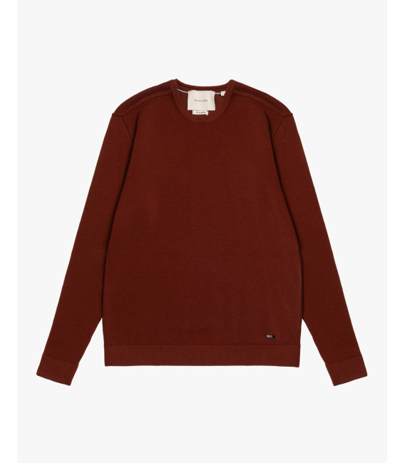 Maglione girocollo in misto lana