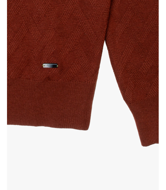 Maglione girocollo in misto lana