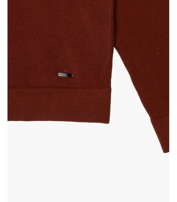 Maglione girocollo in misto lana