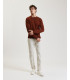 Maglione girocollo in misto lana